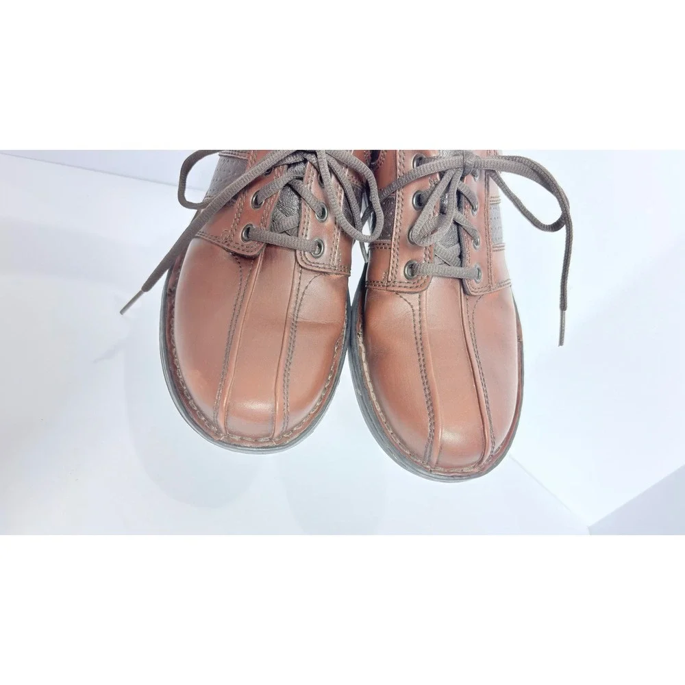 Streetcars Diplomat Brown Leather Oxford Shoes Men Size 8 Office Comfort Work